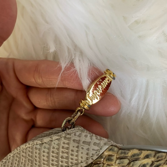 Vtg 70s Bags by Supreme Patchwork Snakeski… - Picture 3 of 8